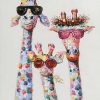 Figuredart Famille Girafes Pop Art | Animaux