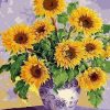 Figuredart Tournesols Dans Un Joli Vase | Fleurs