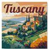 Figuredart Mini Peinture Par Numros 20X20Cm Avec Cadre T En Toscane | Paysages