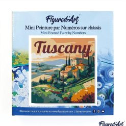 Figuredart Mini Peinture Par Numros 20X20Cm Avec Cadre T En Toscane | Paysages