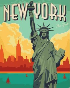 Figuredart New York Vintage | Affiche Vintage