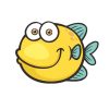 Figuredart Peinture Enfants Poisson Jaune | Enfants