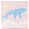 Figuredart Mini Peinture Par Numros 20X20Cm Avec Cadre Baleine Bosse | Animaux