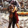 Figuredart Baiser Sous La Pluie | Romantique