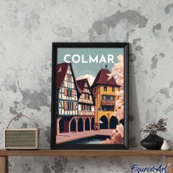 Figuredart Affiche Vintage Colmar | Affiche Vintage