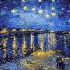 Figuredart Van Gogh Nuit Etoile Sur Le Rhne | Paysages