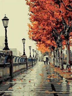 Figuredart Promenade Sur Les Quais En Automne | Ville