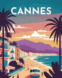 Figuredart Affiche Vintage Cannes | Affiche Vintage