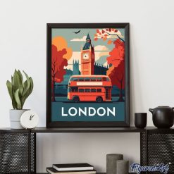 Figuredart Affiche Vintage Londres | Ville