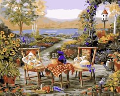 Figuredart Repas Au Bord Du Lac | Paysages