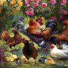 Figuredart Coqs Et Poules | Fleurs