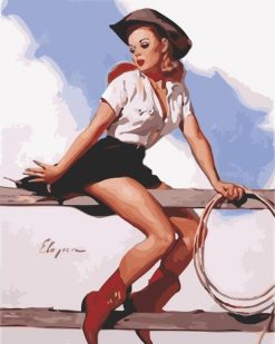 Figuredart Pin-Up Vintage Et Lasso | Femmes