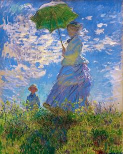 Figuredart La Promenade - Monet | Reproduction D'Oeuvres