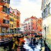 Figuredart Aquarelle De Venise | Paysages