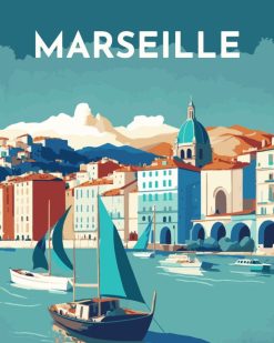 Figuredart Affiche Vintage Marseille | Paysages