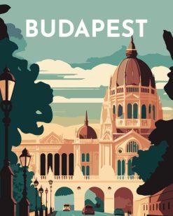 Figuredart Affiche Vintage Budapest | Affiche Vintage