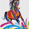 Figuredart Cheval Pop Art | Animaux