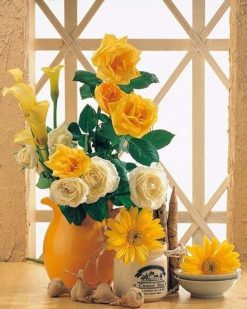 Figuredart Marguerites Et Roses | Fleurs