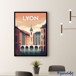 Figuredart Affiche Vintage Lyon | Affiche Vintage