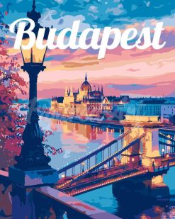 Figuredart Affiche De Voyage Budapest | Affiche Vintage