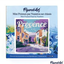 Figuredart Mini Peinture Par Numros 20X20Cm Avec Cadre Printemps En Provence | Paysages