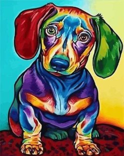 Figuredart Petit Chien Color | Pop Art