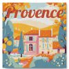 Figuredart Mini Peinture Par Numros 20X20Cm Avec Cadre Automne En Provence | Ville