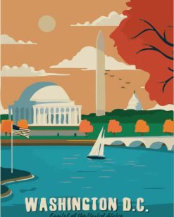 Figuredart Washington Vintage | Affiche Vintage